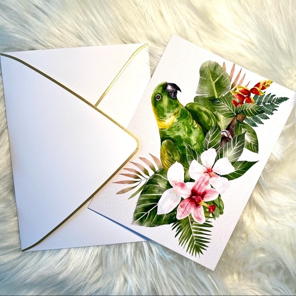 Set of Five “Amazonia Series” Elegant Greeting Cards & Luxury Envelopes - Picture 5 of 15